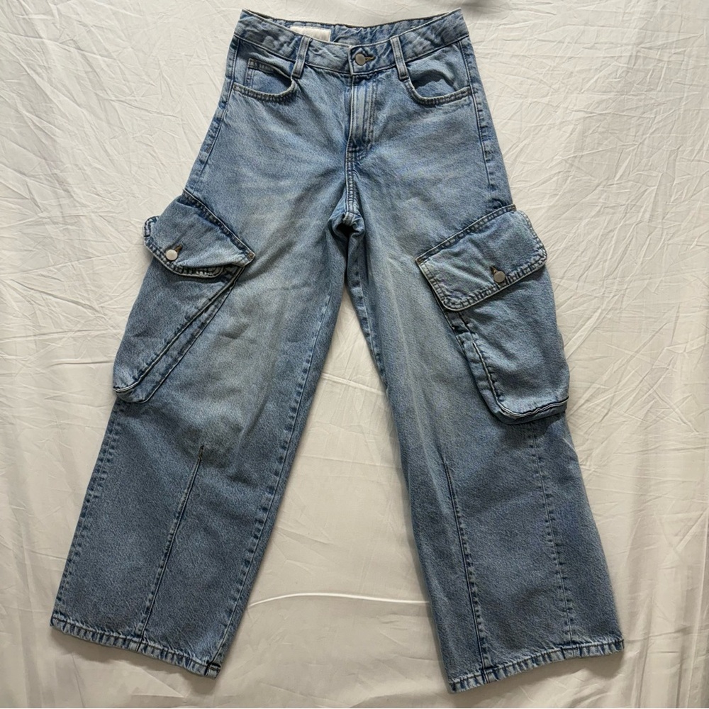 Girls Zara Jeans 12-13 Year Old Light wash